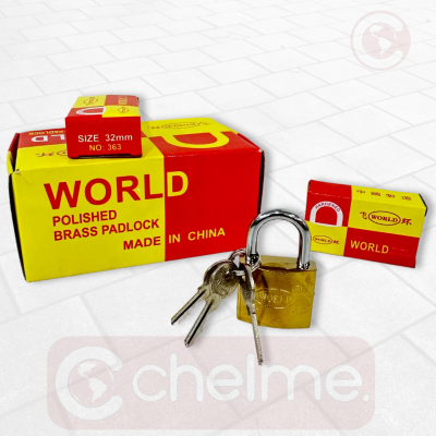 CANDADO 32 MM, SET DE 12 PCS