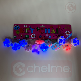 LLAVERO HUELLA PERRO C/LUZ LED