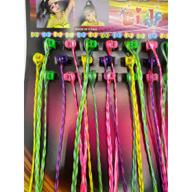 SET TRENZAS COLORES
