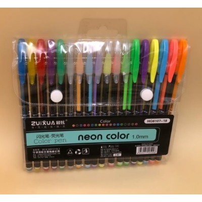 LAPIZ NEON 18 PCS