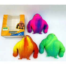 SQUISHY GORILA, SET DE 8 PCS