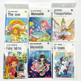 LAMINA PARA COLOREAR_6 PCS_SET