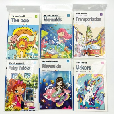 LAMINA PARA COLOREAR_6 PCS_SET