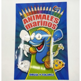 LAMINA PARA COLOREAR_SET DE 10 PCS