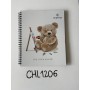 CUADERNO CON ESPIRAL, SET DE 6 PCS
