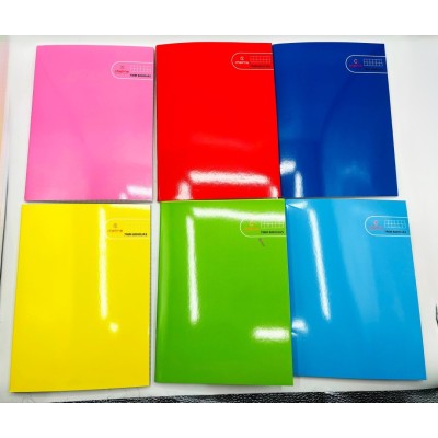 CUADERNO COLORES, SET DE 6 PCS