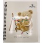 CUADERNO CON ESPIRAL, SET DE 6 PCS