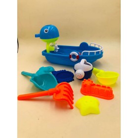 SET LANCHA DE PLAYA CON ACCESORIOS