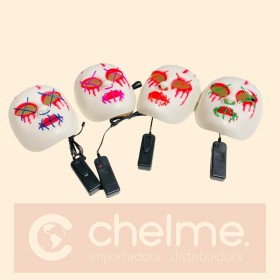 MASCARA OJOS ROJOS HALLOWEEN