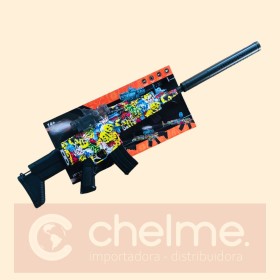 METRALLETA GRAFFITI CAMUFLAJE
