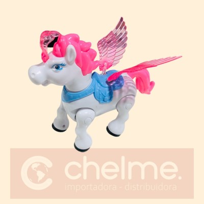 UNICORNIO MUSICAL CON LUZ LED