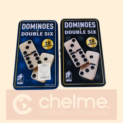 DOMINO CAJA METAL