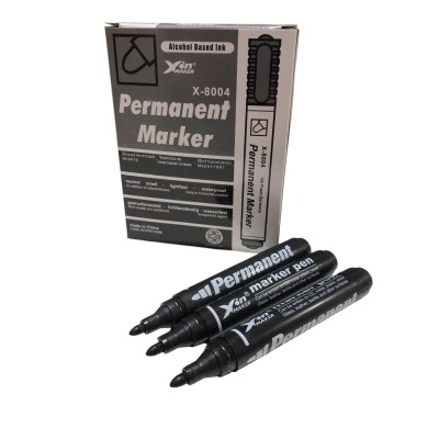 MARCADOR PERMANENTE REDONDO NEGRO