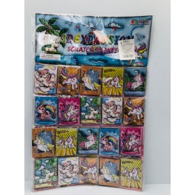 SET UNICORNIO PARA RASPAR