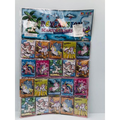 SET UNICORNIO PARA RASPAR