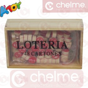LOTERIA CAJA MADERA
